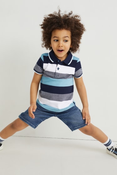 Toddler Boys - Set van 2 - poloshirt - wit