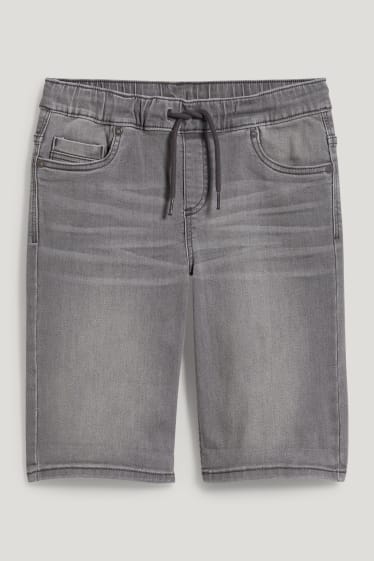 Kids Boys - Denim shorts - gray
