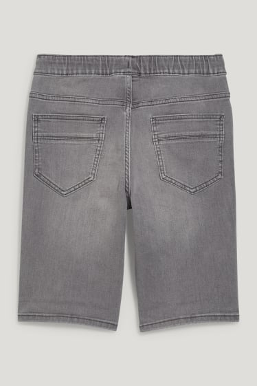 Kids Boys - Denim shorts - gray
