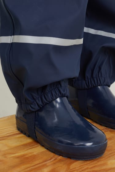 Toddler Boys - Pantaloni de ploaie și noroi - albastru închis