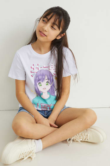 Bambine: - T-shirt - bianco