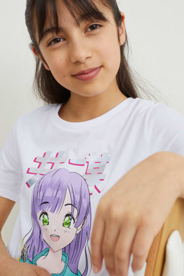 Bambine: - T-shirt - bianco