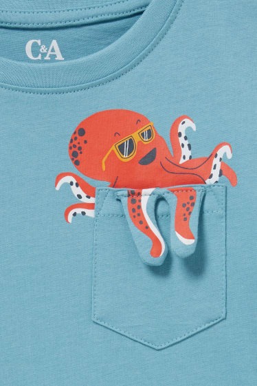 Toddler Boys - Multipack of 3 - short sleeve T-shirt - dark blue