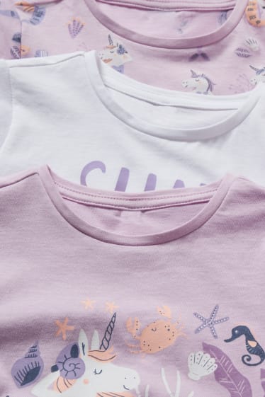 Toddler Girls - Confezione da 2 - pigiama corto - viola chiaro