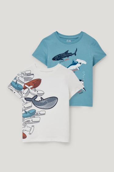Toddler Boys - Confezione da 2 - t-shirt - bianco