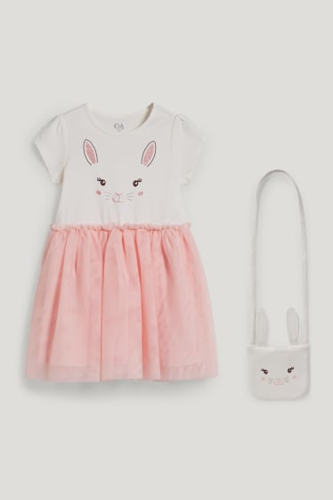 Toddler Girls - Set - dress and bag - 2 piece - rose