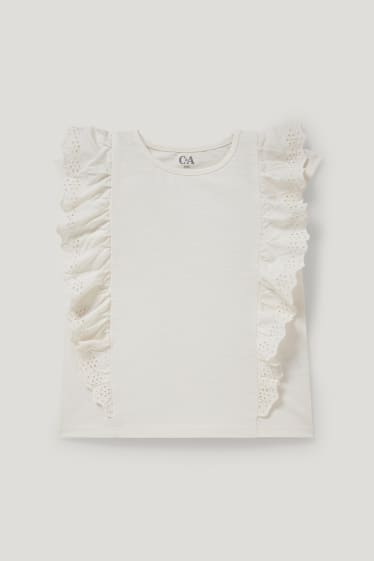Toddler Girls - Kurzarmshirt - cremeweiß