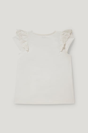 Toddler Girls - Kurzarmshirt - cremeweiß