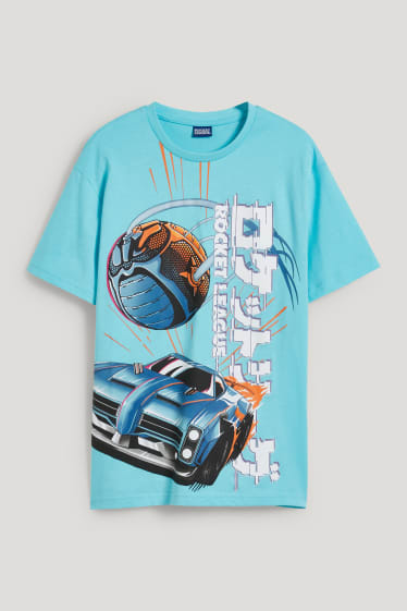 Kids Boys - Rocket League - short sleeve T-shirt - turquoise