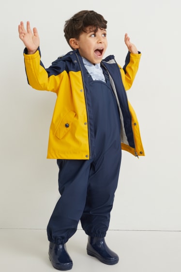 Nen petit - Pantalons impermeables - blau fosc