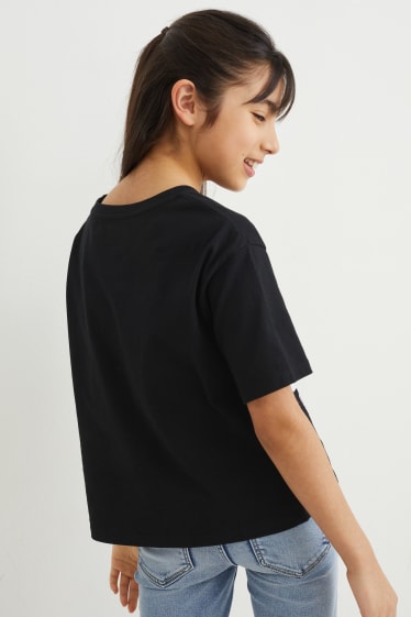 Bambine: - Spice Girls - maglia a maniche corte - nero