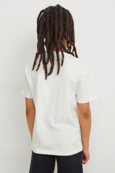 Kids Boys - Kurzarmshirt - weiss