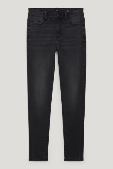 Dames - Skinny jeans - mid waist - shaping jeans - LYCRA® - jeansdonkergrijs