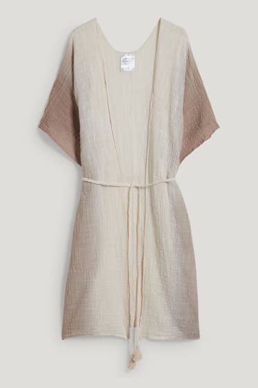 Kobiety - Kimono - jasnobrązowy