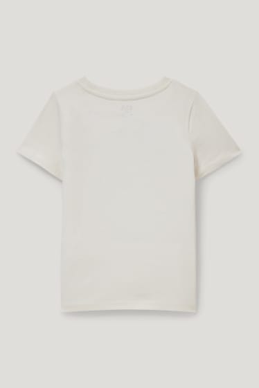Toddler Girls - T-shirt - crème wit