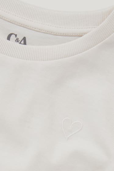 Toddler Girls - T-shirt - crème wit