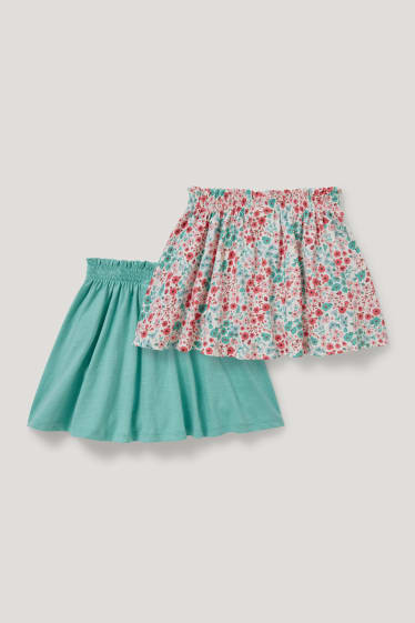 Toddler Girls - Multipack of 2 - skirt - turquoise