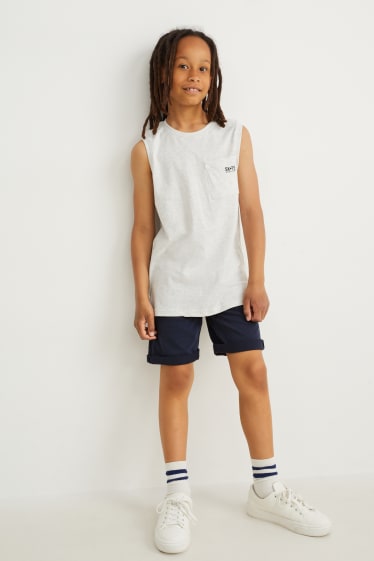 Garçons - Short - bleu foncé
