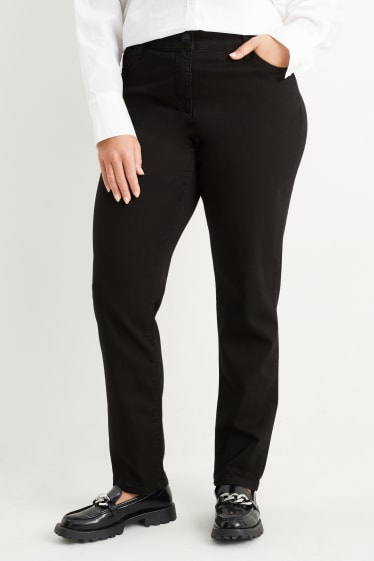 Femmes - Slim jean - mid waist - noir