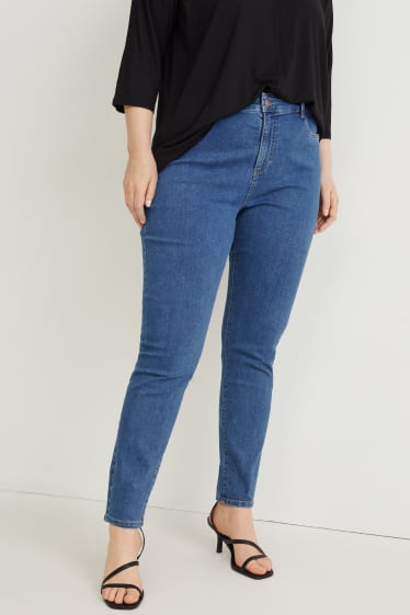 Dames - Jegging jeans - high waist - jeansblauw