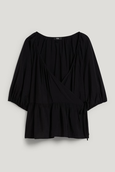 Damen - Bluse - schwarz