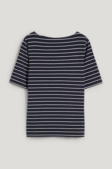 Dames - T-shirt - LYCRA® - donkerblauw