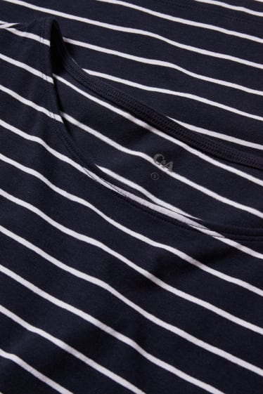 Dames - T-shirt - LYCRA® - donkerblauw