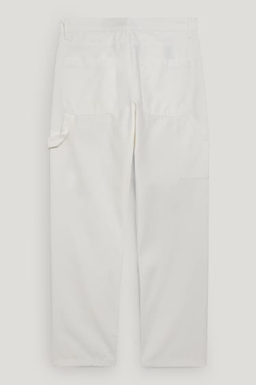 Clockhouse Boys - Pantaloni cargo - relaxed fit - alb-crem