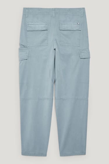 Herren - Cargohose - Relaxed Fit - mintgrün