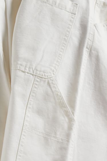 Clockhouse Boys - Pantaloni cargo - relaxed fit - alb-crem