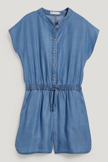 Bambine: - Tuta - jeans blu