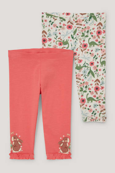 Esclusiva online - Confezione da 2 - leggings pinocchietto - fucsia