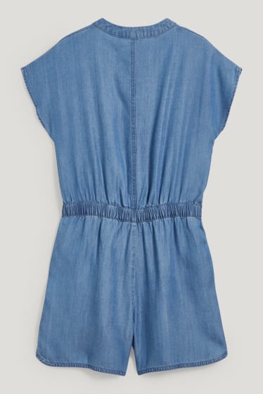Bambine: - Tuta - jeans blu