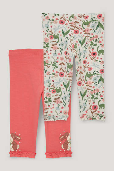 Esclusiva online - Confezione da 2 - leggings pinocchietto - fucsia