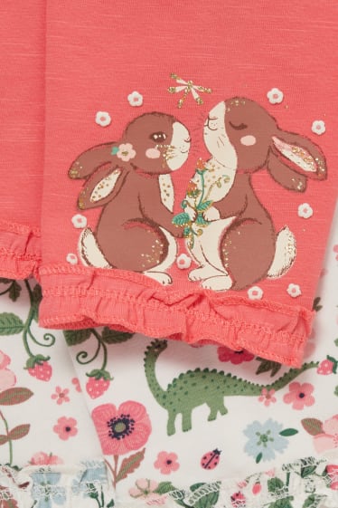 Esclusiva online - Confezione da 2 - leggings pinocchietto - fucsia