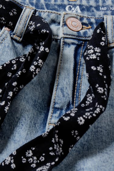 Kids Girls - Denim shorts - denim-light blue