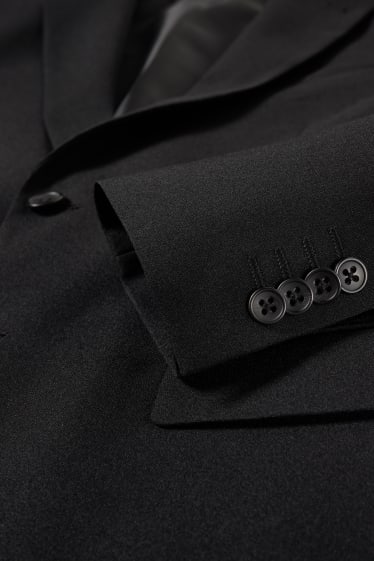Herren - Anzug mit Zweithose - Regular Fit - 4 teilig - schwarz
