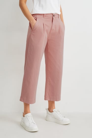 Donna - Culotte - vita alta - gamba larga - fucsia