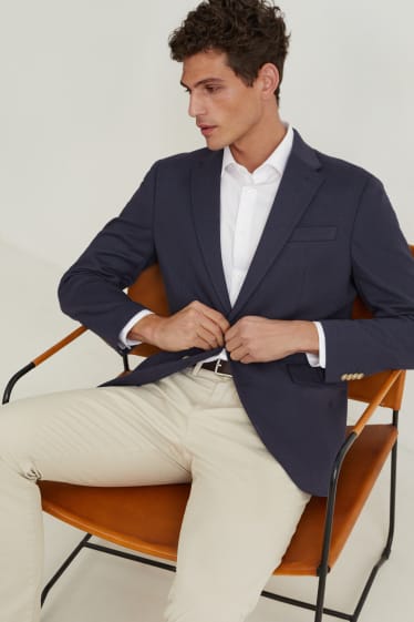 Hombre - Americana - regular fit - Flex - 4 Way Stretch - azul oscuro