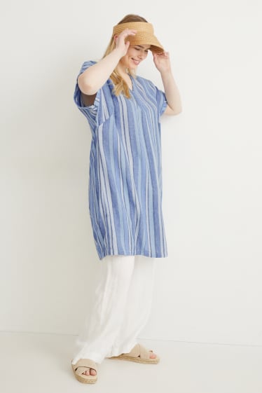 Donna - Tunica - a righe - blu