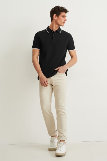 Heren - Poloshirt - zwart