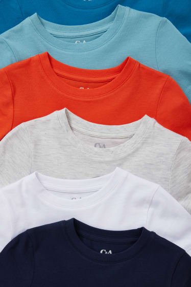 Garçons - Lot de 6 - T-shirts - blanc