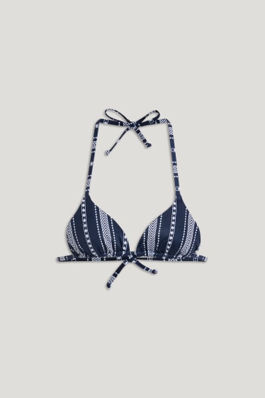 Damen - Bikini-Top - wattiert - LYCRA® XTRA LIFE™ - dunkelblau