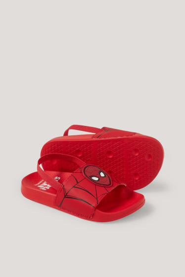 Batolata chlapci - Spider-Man - sandály - červená