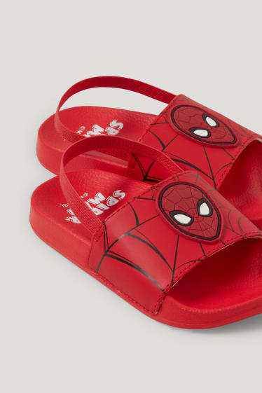 Nen petit - Spiderman - sandàlies - vermell