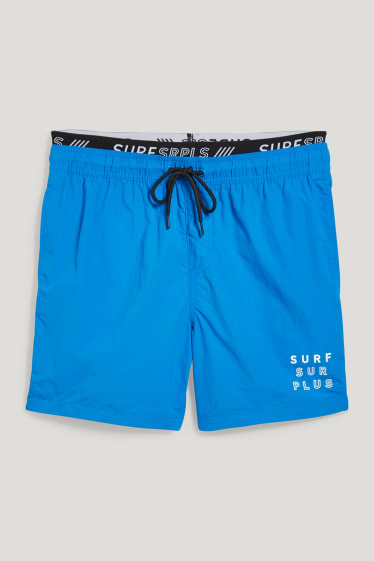 Hommes - Short de bain - bleu