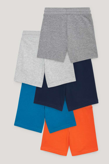 Exclusivo online - Pack de 5 - bermudas deportivas - azul oscuro