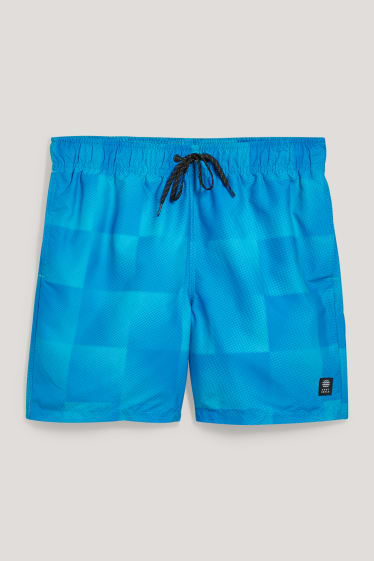 Hommes - Short de bain - bleu