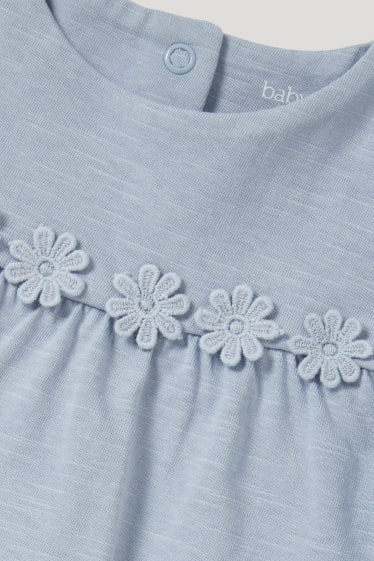 Miminka holky - Tričko s krátkým rukávem pro miminka - světle modrá