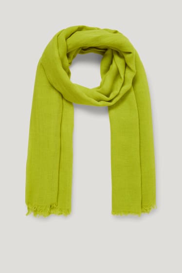 Donna - Sciarpa - verde chiaro